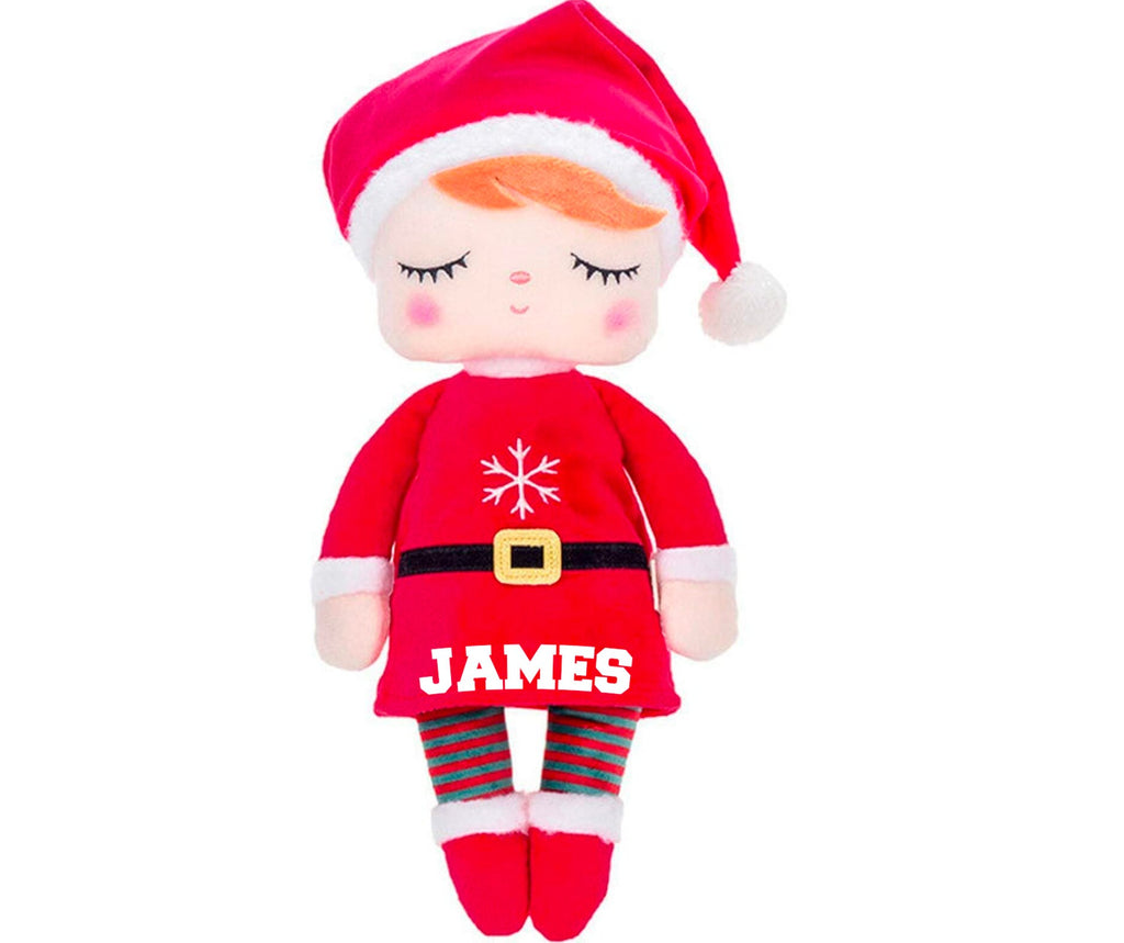 Personalized Christmas Elves - Boy Elf Girl Elf Holiday Elves Plush Pe ...