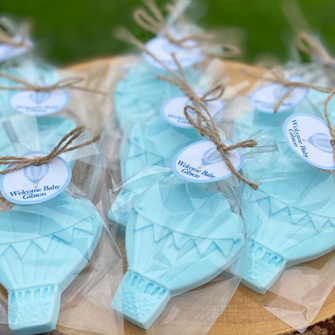 Baby Shower Soaps - Hot Air Balloon Party Favors Up Up and Away Decoration Oh Girl Boy Pink Blue Sky Neutral Birthday Adventure Awaits Decor