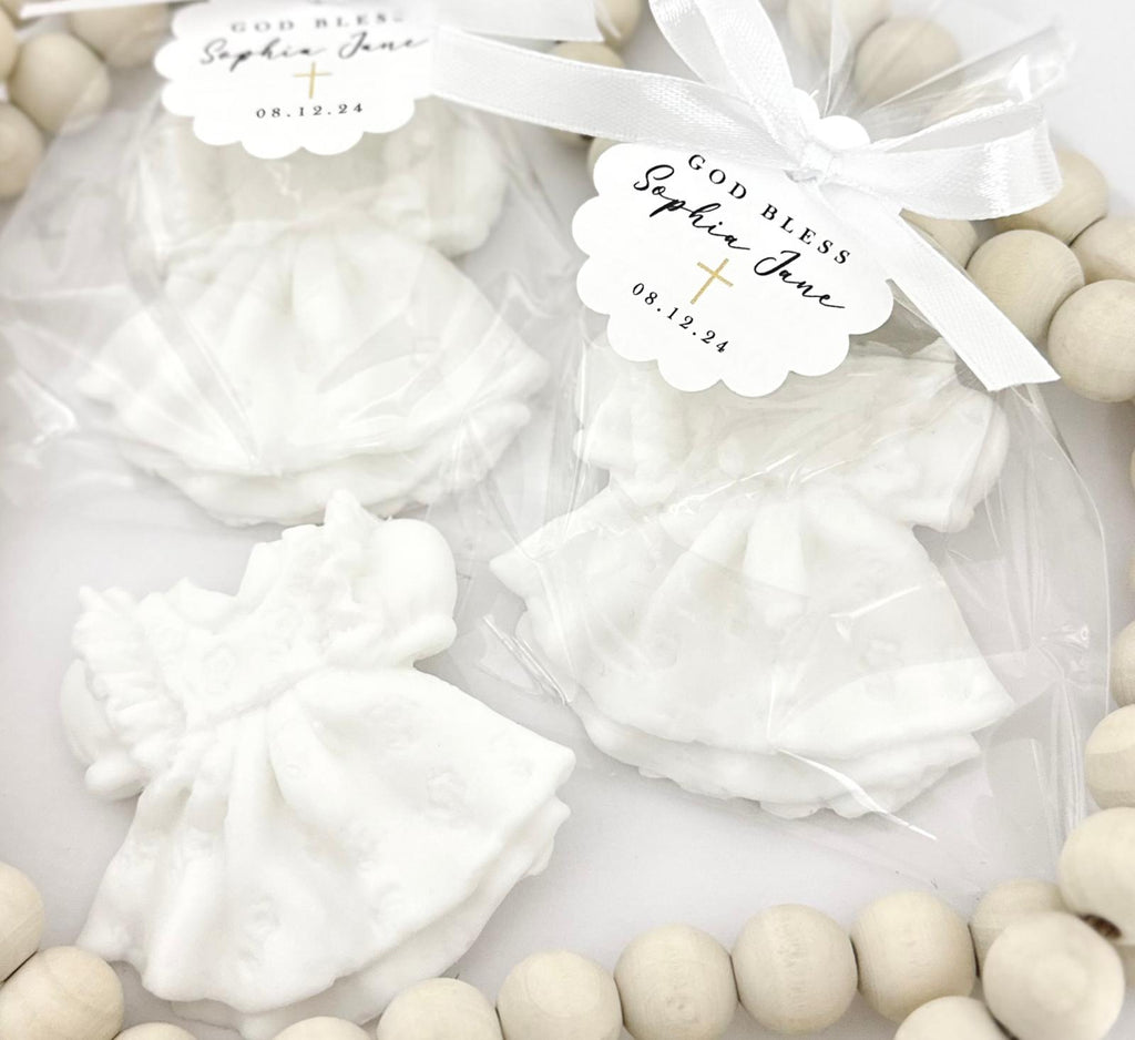 Baptism Soap Favors - Girl First Christening Holy Communion Elegant Ba ...