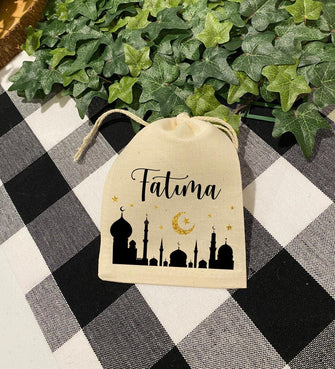 Ramadan Favor Bags - Personalized Eid Gift Bags, Custom Gift for Kids, Custom Ramadan Decoration, Ramadan Gift for Kids, Ramadan Mubarak Bag
