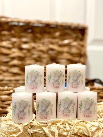 12 Candles - Elephant Baby Shower Favors Boy - elephant baby shower decorations boys, baby shower favors girl, baby shower decorations girl