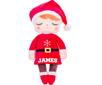 Personalized Christmas Elves - Boy Elf Girl Elf Holiday Elves Plush Personalized Christmas Elf Plush Elf Custom Christmas Elf 1st Christmas