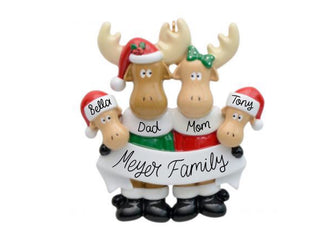 2024 Reindeer Family Christmas Ornament