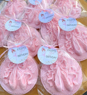 Ballerina Soap Favors - Ballerina Birthday Party Decorations Girl, Ballet Theme Baby Shower Decor, Custom Dance Recital Gifts for Girls