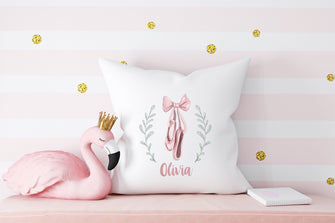 Personalized Ballerina Pillow Cover - Ballerina Bedding Ballet Pillow Ballerina Baby Shower Decoration Ballet Ballerina Gift for Girls Women