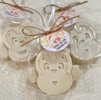 Monkey Soaps -- Monkey Party Favors Baby Shower Favor Monkey Birthday Boy Girl Safari Decoration Wild One Animals Gender Reveal Neutral Gift