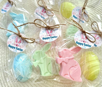 Easter Soap Favors - Easter Party Decorations, Bunny Egg Kids Gift Easter Basket Stuffers Decor Easter Rabbit Egg Bunny Birthday Party Favor