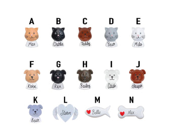 Pet Add-Ons (Can Be Purchased Separately) - 1 Mini Add-On Pet Ornament, Animal Cat Dog Ornament Mini Pet Add to Ornament