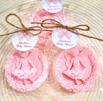 Fairy Soap Favors - Baby Shower Birthday Bridal Shower Bachelorette Decor Butterfly Toddler Baby Girl Garden Fairy Theme Decorations