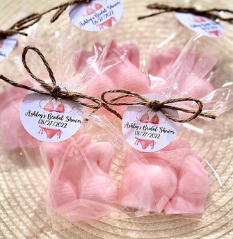 Bikini Soaps Party Favors - Beach Pool Birthday Bridal Shower Bachelorette Decoration Gift for Guests in Bulk Pink Boat Swim Cruise Vacation