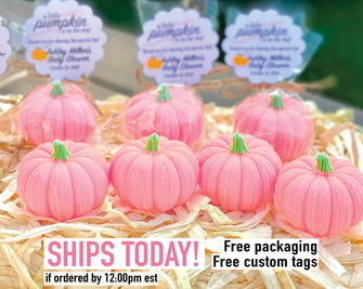 Pumpkin Soap Favors - Mini Pumpkin Baby Shower Favors Girl Pink Little Pumpkin Soap Baby Shower Fall Bridal Shower Pumpkin Party Favor