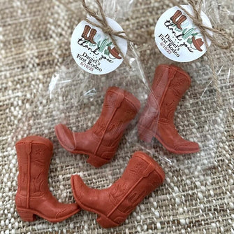 Cowboy Boots Soap Favors - Wild Western Party Decoration Mexican Fiesta Theme Baby Shower First Rodeo Bridal Gift for Guests in Bulk Wedding