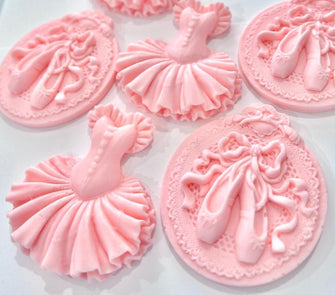 Ballerina Soap Favors - Ballet Party Decoration Baby Shower Girl Pink Gift for Guests in Bulk Dance Theme Decor Supplies Thank You Ballerina