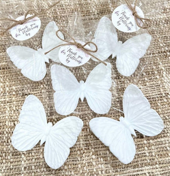 Butterfly Soap Favors - Baby Shower Decorations, Bridal Shower Party Gift for Guests in Bulk, Girl Babyshower Quinceanera Birthday Theme