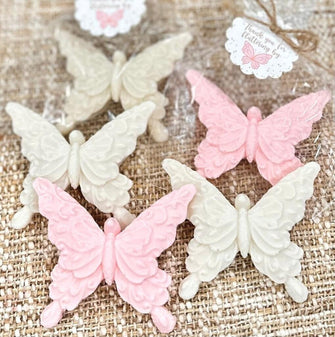 Boho Butterfly Soap Favors - Baby Shower Bridal Wedding Gift for Guests in Bulk, Girl Baptism Kids Birthday Quinceanera Sweet 16 Decorations