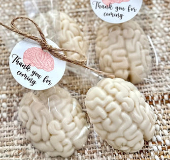 Brain Shaped Soap Favors - Surgeon Doctor New Grad Party Decoration, Human Anatomical Medical Student Funny Idea, Surgery Get Well Soon Gift