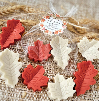 Fall Soap Favors - 2 Soaps Per Bag - Baby Shower Party, Bridal Wedding Gift for Guests in Bulk, Thanksgiving in Love Bachelorette Decor Idea