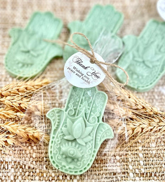 Thank You Soap Gifts - Peace Health Yoga Pilates Coach Client Party Favor in Bulk, Sage Green Bridal Wedding / Baby Shower / Birthday Decor