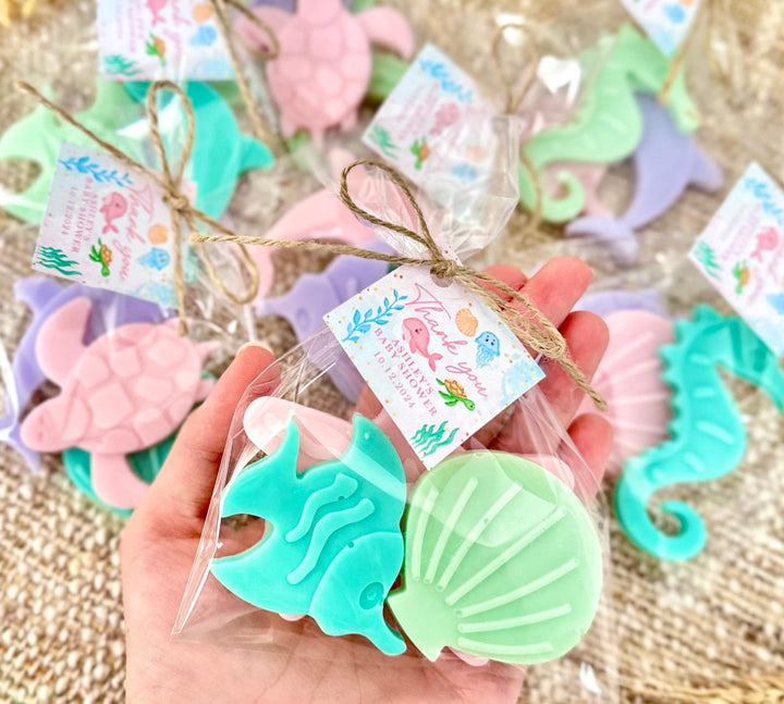 50 MERMAID PARTY FAVORS Mermaid Tail Soap Mermaid Party Decorations Ocean Mermaid Party Supplies Under the Sea popular Girl Baby Shower Soap Favors