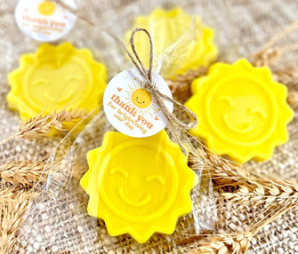 Sun Soap Favors - Here Comes the Son Baby Shower, Ray of Sunshine First Trip Around the Sun 1st First Birthday Girl Boy Party Decorations