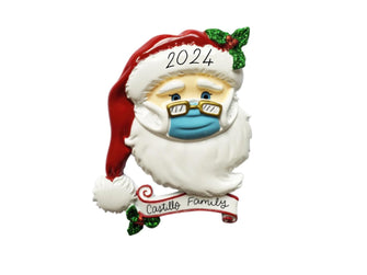 Santa Ornament - Santa Ornament 2024  -- Personalized