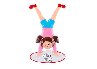 Girl Playing at Park Christmas Ornament - Girl Toddler Kids Gift, Personalized Playground Workout, Custom Christmas Gift 2024, Jungle Gym