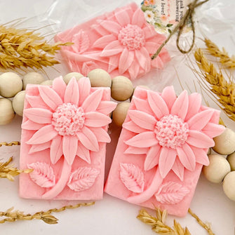 Wildflower Soap Favors - Baby In Bloom Girl, Boho Bridal Shower Daisy Sunflower Garden Floral Theme Bulk Guest Gifts, Wedding Party Decor