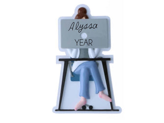 Zoom Christmas Ornament - Remote Work Ornament 2025 Personalized