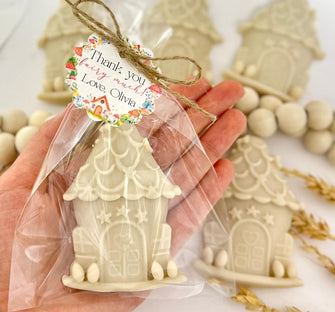 Fairy House Soap Party Favors - Forest Theme Baby Shower, Garden Bridal Wedding Bachelorette Decor, Kids Girl Birthday Theme Centerpiece