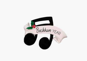 Music Note Ornament - Musician Ornament, Personalized Music Lover Christmas Ornament Gift, 2025 Musical Music Teacher Ornament Piano Teacher