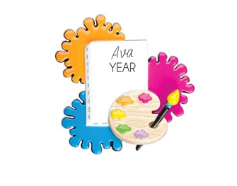 Artist Ornament - Painter Ornament 2025 Christmas Ornament, Personalized Christmas Ornament Gift for Kids, Toddler Custom Child