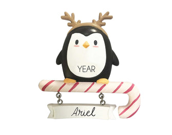 Penguin Ornament - 2025 Personalized Ornament, Kids Toddler Boy Girl Ornament , Christmas Tree Holiday Gift, Birthday Gift Girl Boy