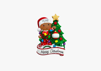 2025 Baby Ornament - Baby's First Christmas Gift Personalized Christmas Tree Holiday Decoration Custom Kids Stocking Stuffer