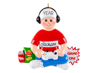 Gamer Ornament - Video Game Christmas Ornament, Gamer Gift Gamer Boy Girl Grandson Gamer Room Decor for Him Her Boyfriend Husband 2025