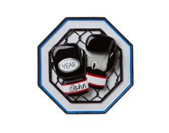 Boxing Ornament - Fighting Fighter MMA Christmas Ornament 2025  -- Personalized