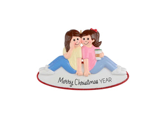 Best Friend Ornament, Friendship Christmas Gift For Friends, Funny Cute Custom 2025 Personalized Christmas Ornament