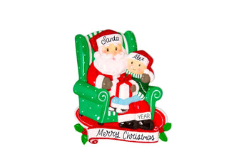 Personalized Kids Santa Christmas Ornament - Boy Child Toddler Christmas Gift, Custom Santa Clause Gift for Boys, Santa Tree Holiday 2025